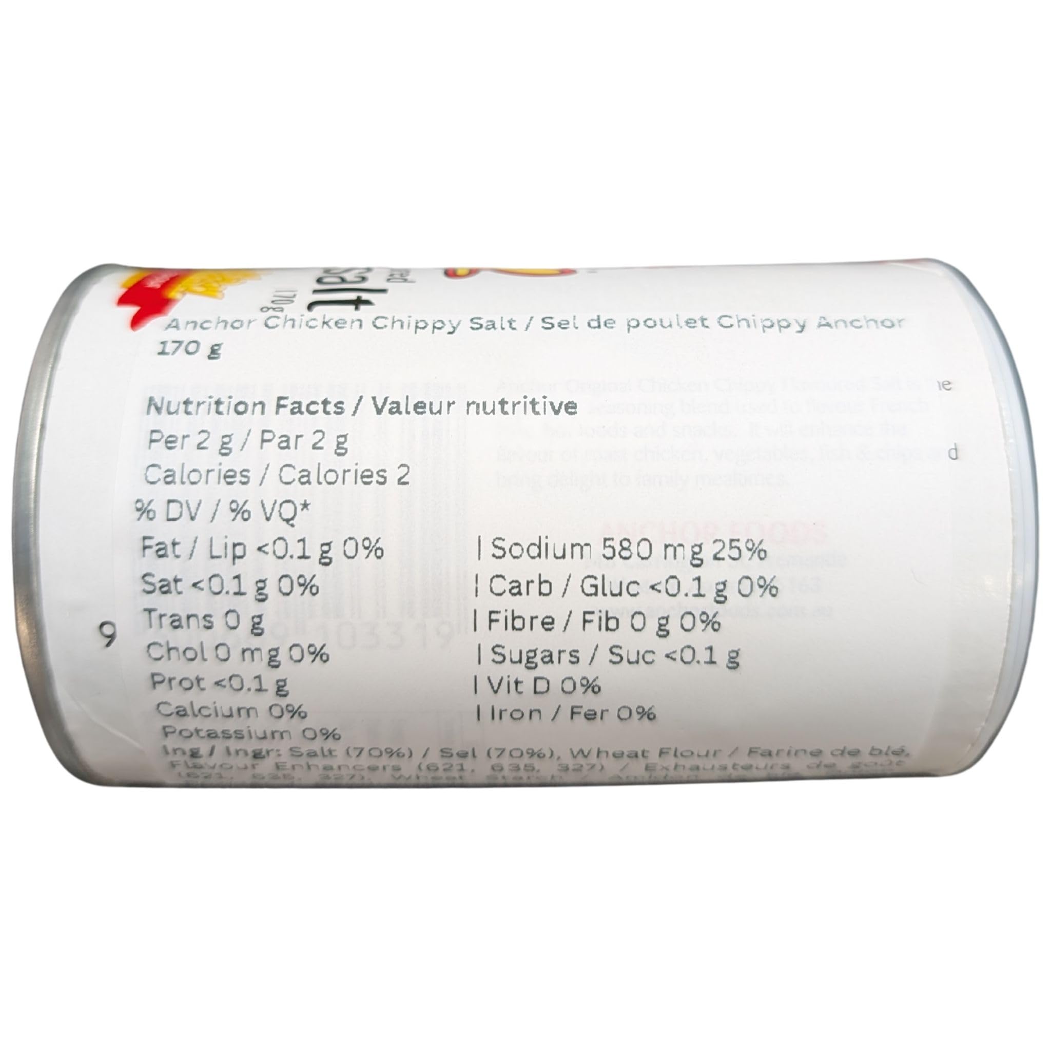 Anchor Original Chicken Chippy Salt on roast chicken adds savory aroma.