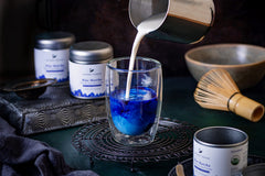 Ancient Choice butterfly pea flowers close-up highlights natural pigment and color potential.