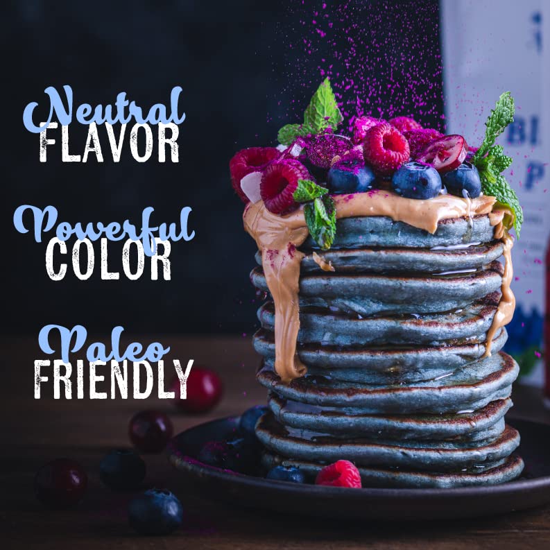 Ancient Choice ceremonial-grade butterfly pea powder enhances vivid hues in recipes.
