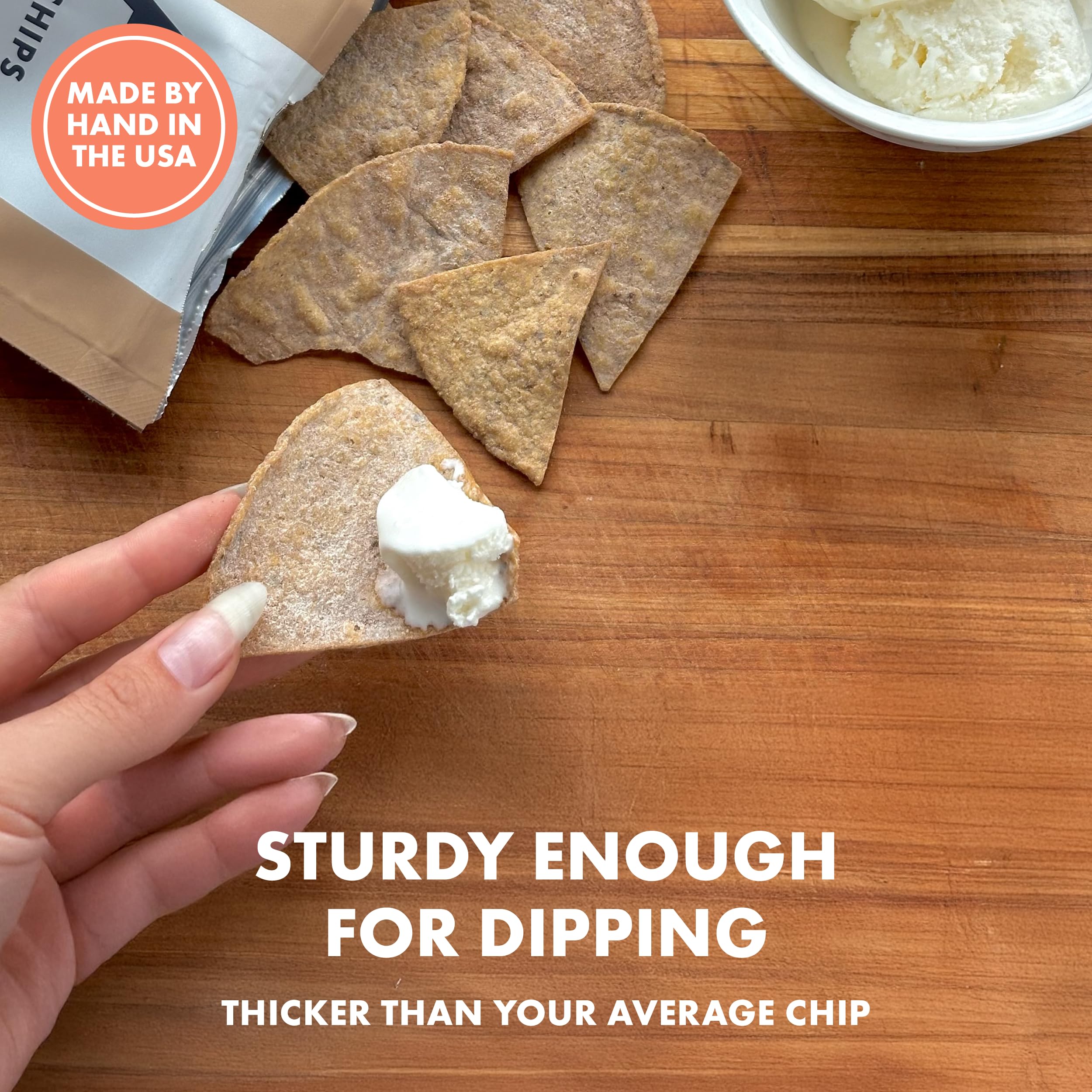 Ancient Crunch MASA chips in small-batch frying scene for artisanal crunch.