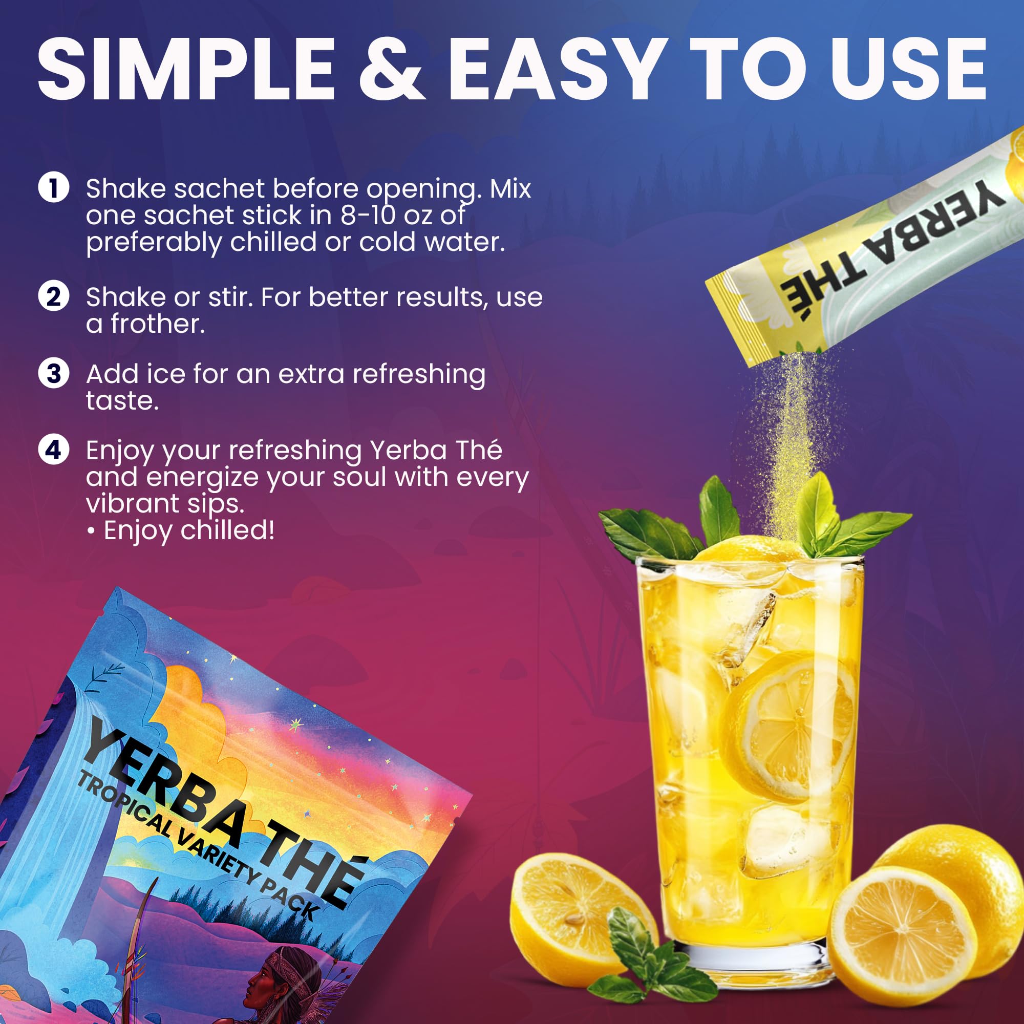 ANCIENT DIOSA Sugar-free formulation delivers crisp flavor with no spikes.