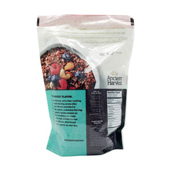 Close-up of Ancient Harvest Inca Red quinoa grains showing organic, gluten-free nutrition