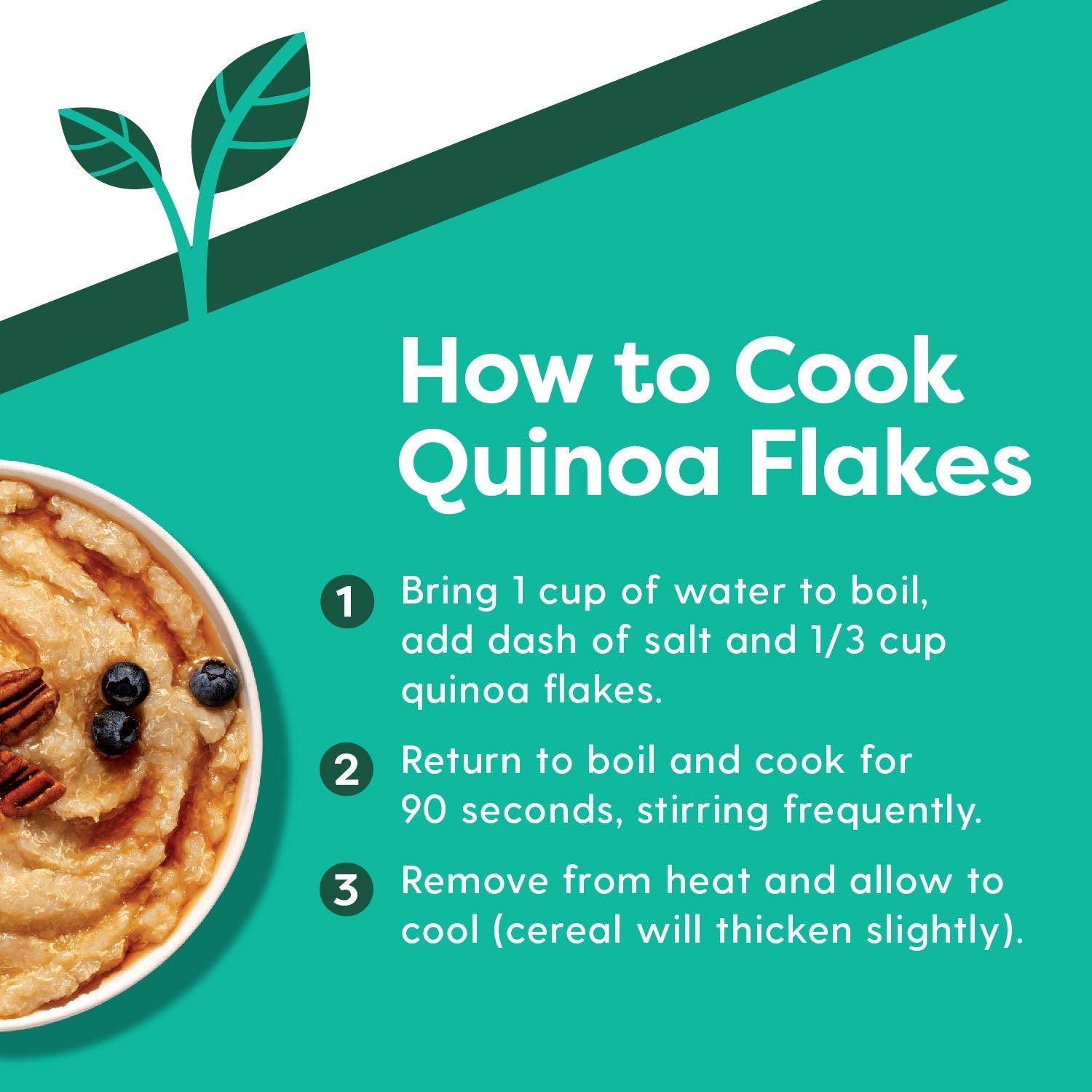 Baking idea using Ancient Harvest quinoa flakes for muffins or granola