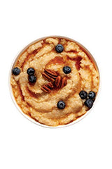 Close-up of ingredients panel on Ancient Harvest quinoa flakes box