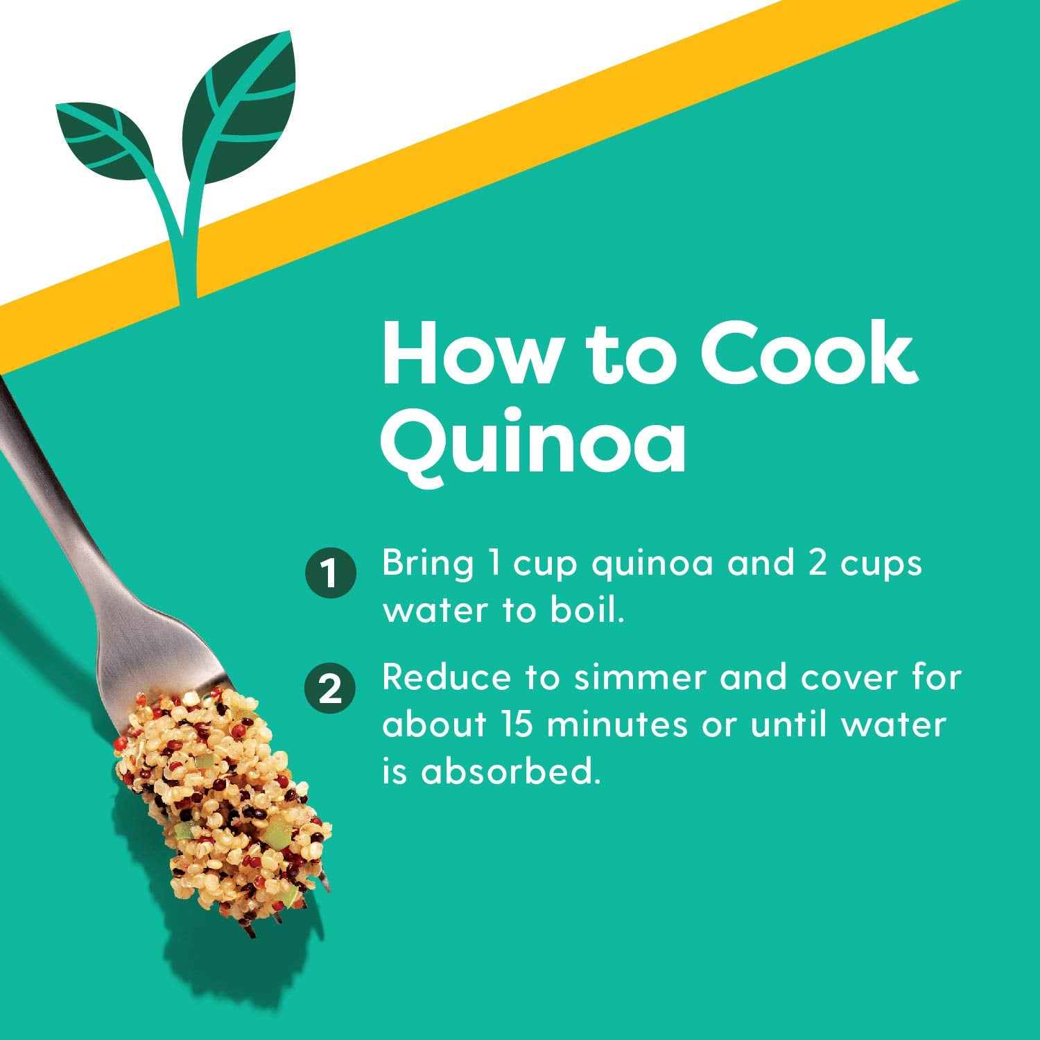 Ancient Harvest quinoa packaging highlighting organic, ethically sourced grains