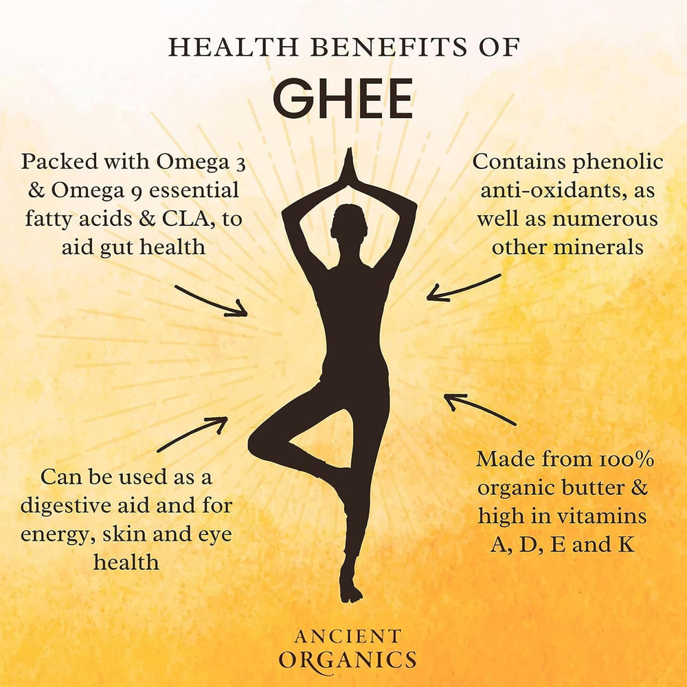 Ancient Organics Ghee in a pan enhances skillet meals with rich flavor