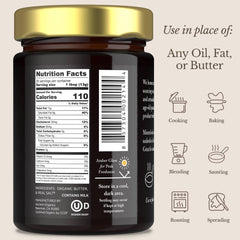 Ancient Organics Salted Ghee sizzling in a pan for flavorful sautéing.