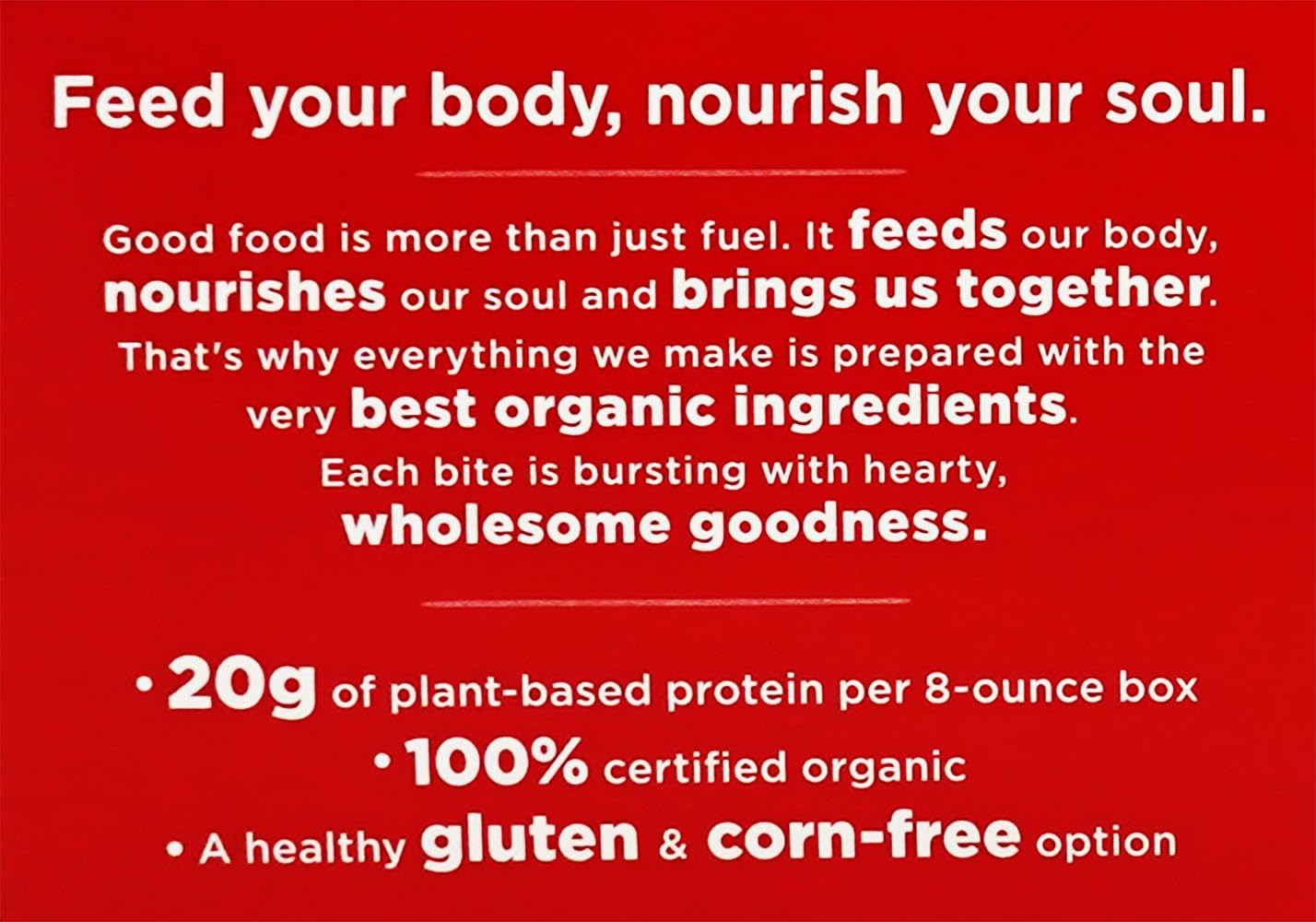 Andean Dream Organic Spaghetti Quinoa Pasta packaging label showing gluten-free and organic