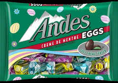 Andes Creme de Menthe Easter Eggs are chocolate-covered mint-filled candies, perfect for Easter baskets.