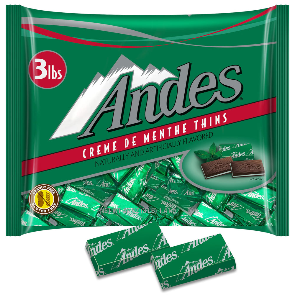 Andes Crème de Menthe Thin Mints bulk bag for entertaining.