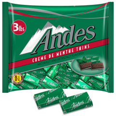 Andes Crème de Menthe Thin Mints bulk bag for entertaining.