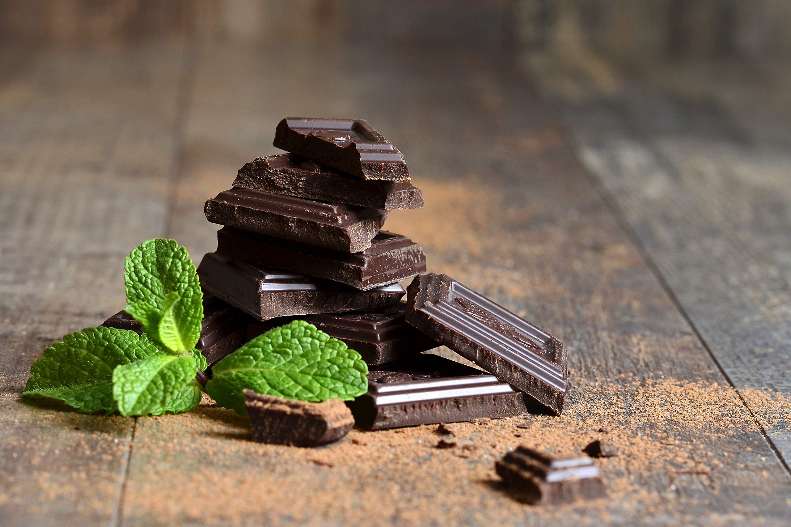 Andes Mints mint swirl in cup hints at a refreshing finish.