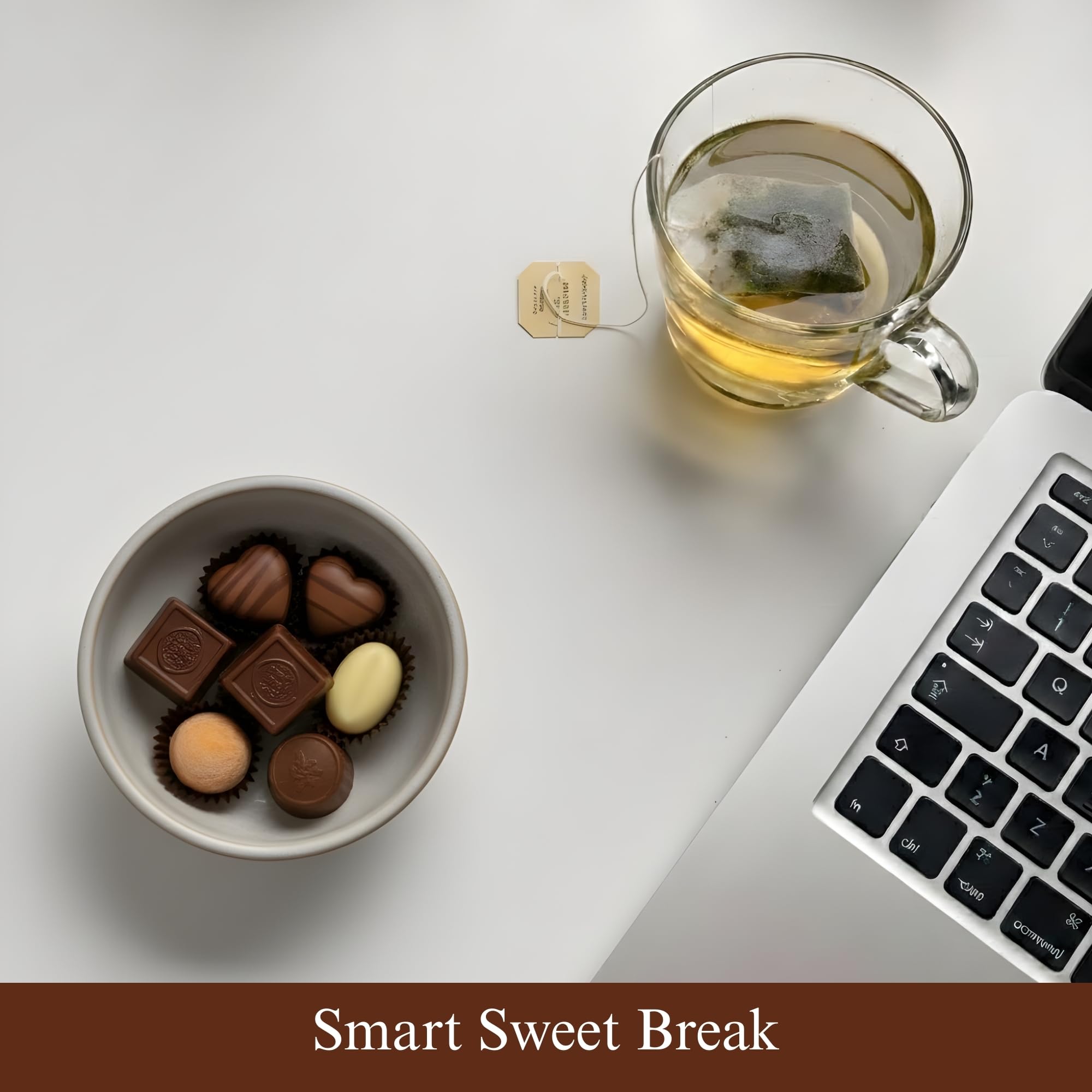 ANDY ANAND CHOCOLATIER Belgian cocoa notes illuminate luxurious truffle flavor.