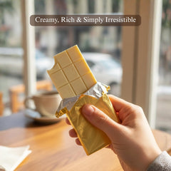 Andy Anand Chocolatier creamy texture close-up reveals silky melt and premium quality.