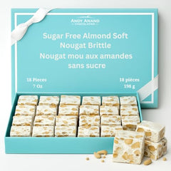 Andy Anand Chocolatier crunchy almond bliss bite captures nutty crunch and softness.