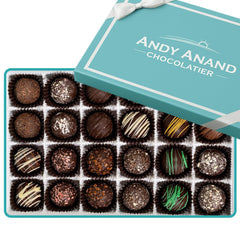 ANDY ANAND CHOCOLATIER luxurious dark truffles gift box, ideal for gifting occasions