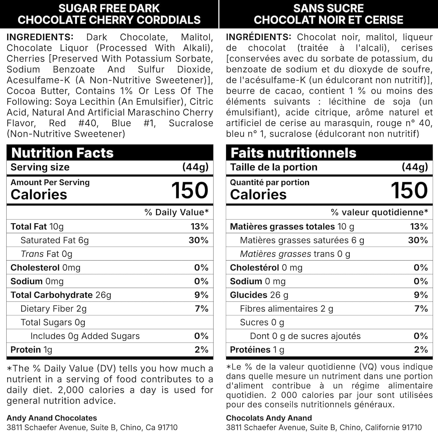 andy andan chocolateur vegan dairy-free dark chocolate cherry cordial