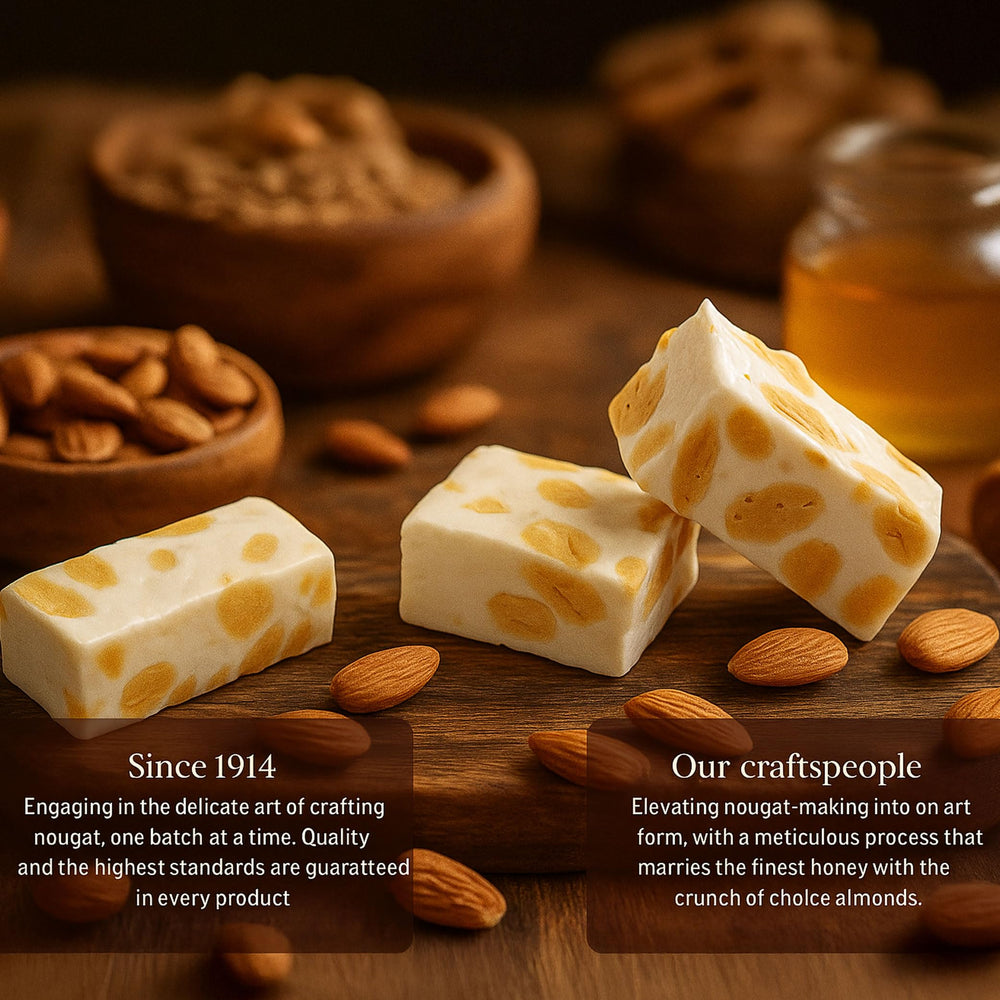 Andy Anand Chocolatier wafer-coated almond nougat for a delicate snap