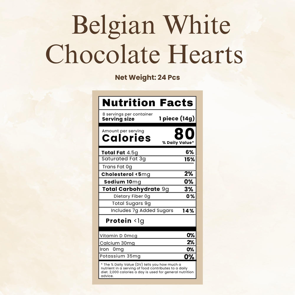 Andy Anand Chocolatier White Chocolate Hearts closeup reveals silky, creamy bite