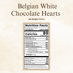 Andy Anand Chocolatier White Chocolate Hearts closeup reveals silky, creamy bite