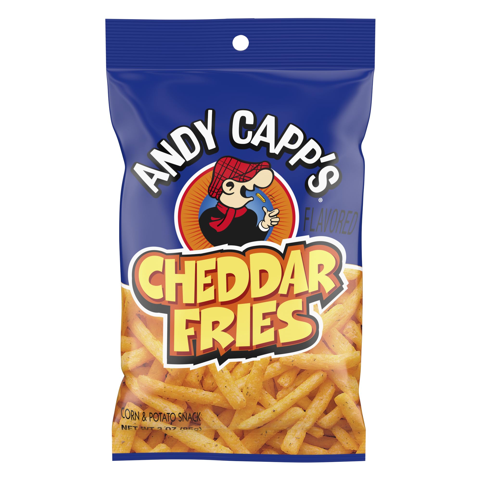 Andy Capp's Cheddar Fries pack ready for sharing at gatherings.