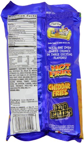 Andy Capp's Hot Fries are trans fat-free per serving