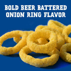 Snack bag ready for on-the-go convenience with Andy Capp's onion rings.