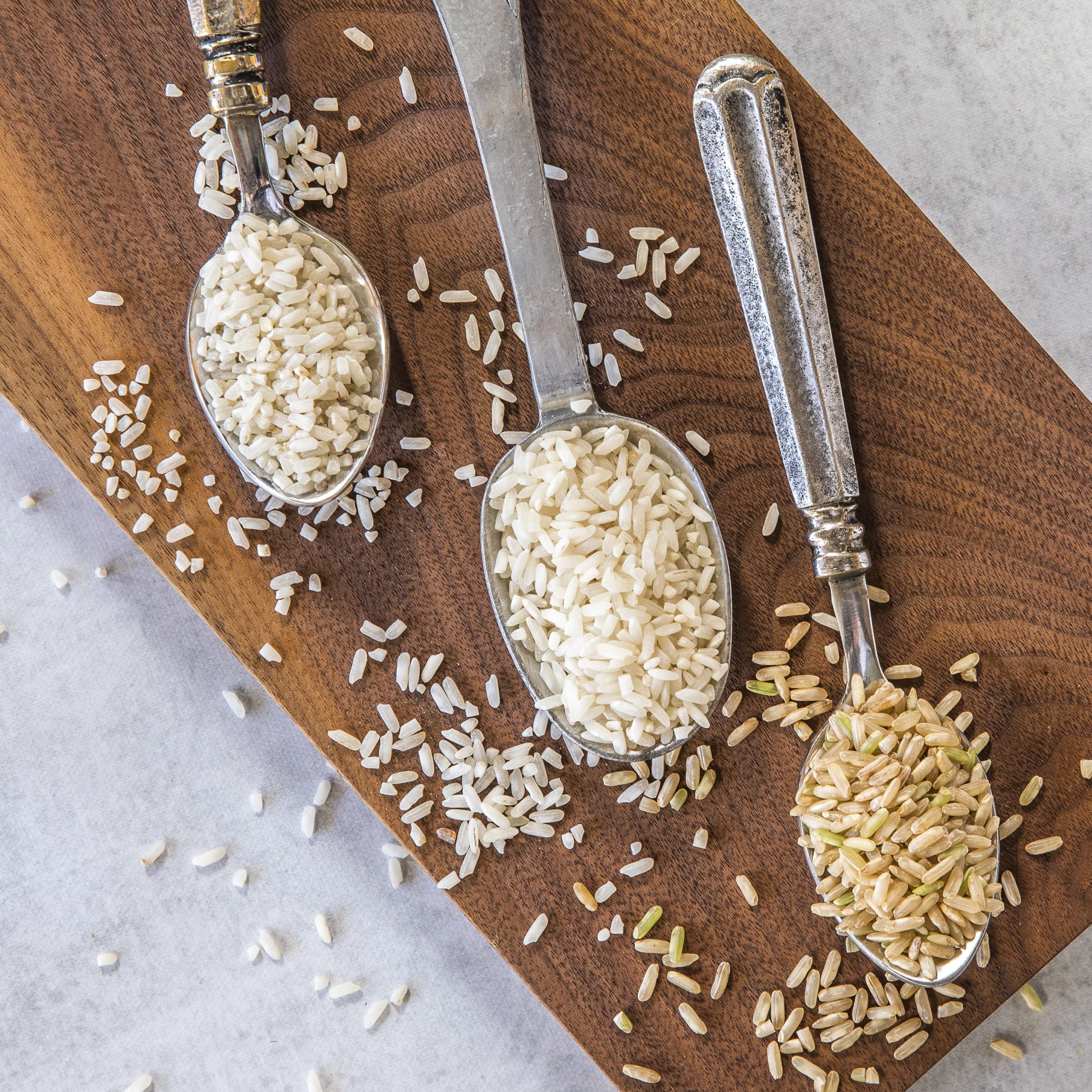 Andy's Carolina Gold Rice kitchen setup for simple, healthy meals.