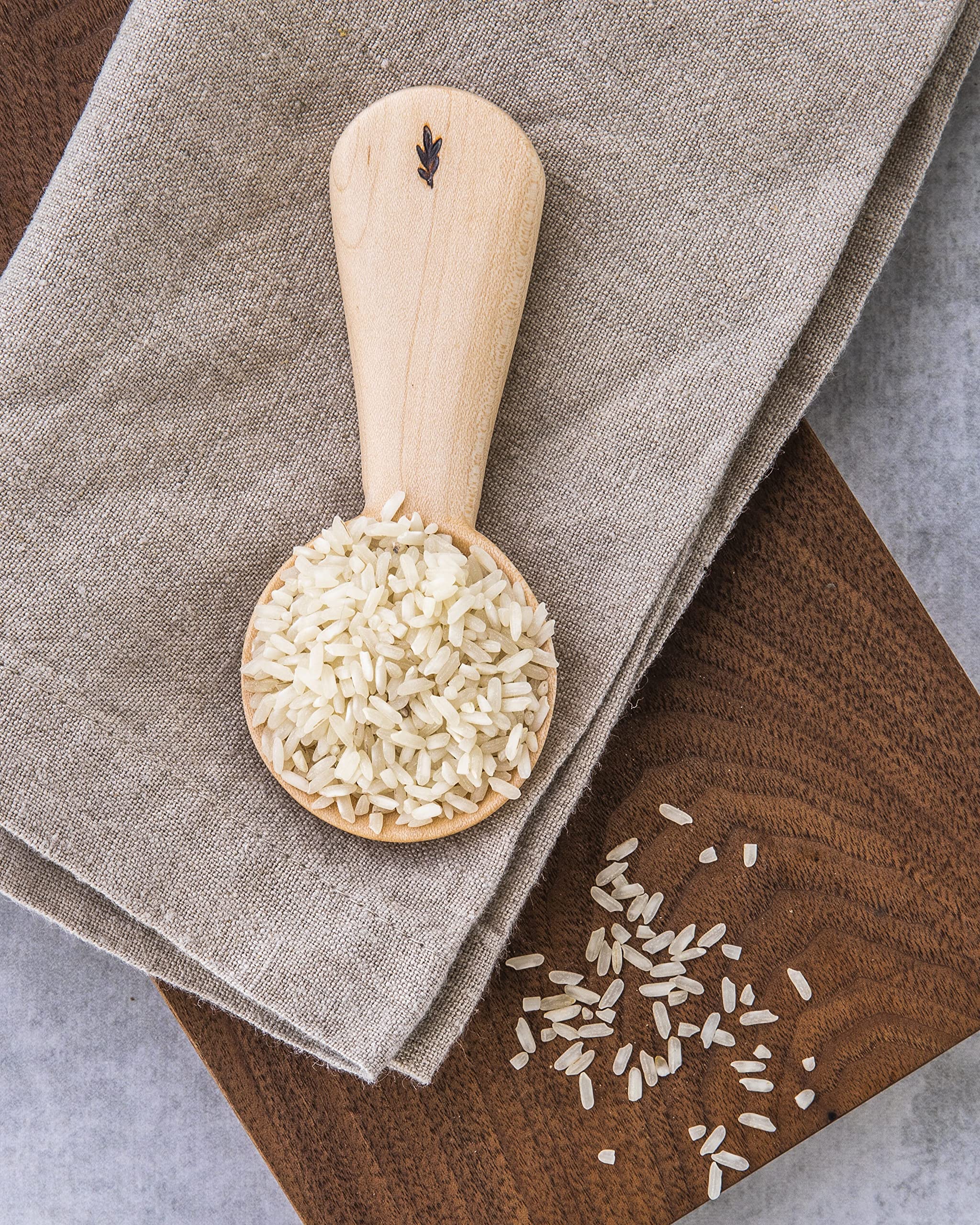 Andy's Carolina Gold Rice steaming-serve scene for quick meals and aroma.