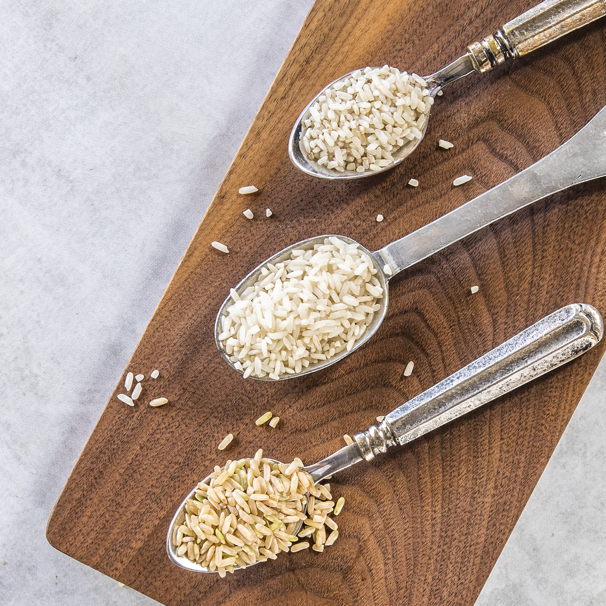 Andy's Carolina Gold Rice USA-harvest badge emphasizing fresh grains.