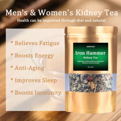 ANEFOSE Iron Hammer Tea dandelion plant detail and fresh aroma.