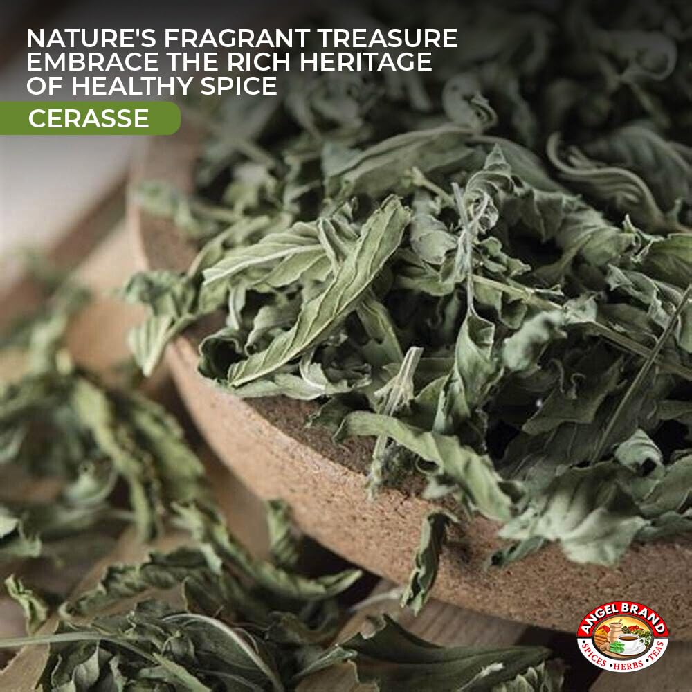 Angel Brand cerasse leaves pack3 label indicating sealed freshness