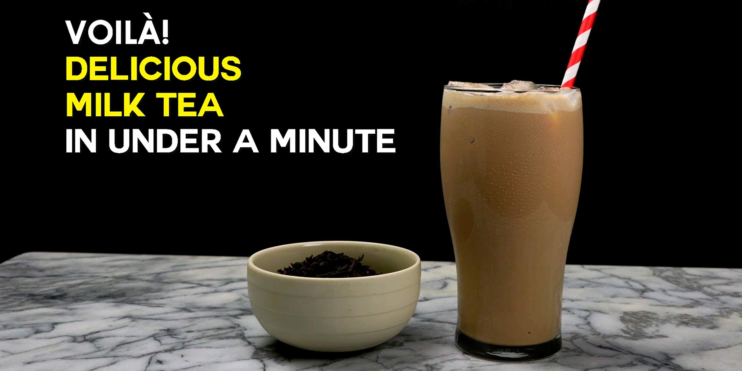 Angel Milk Tea Mix served iced to refresh on warm days.