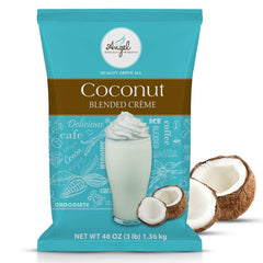 Angel Specialty Coconut Blended Creme Mix bag shows 3 lb packaging for easy prep.