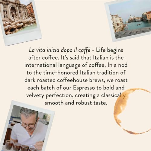 Angelino's Coffee freshness seal: nitrogen-flushed pods preserve aroma.