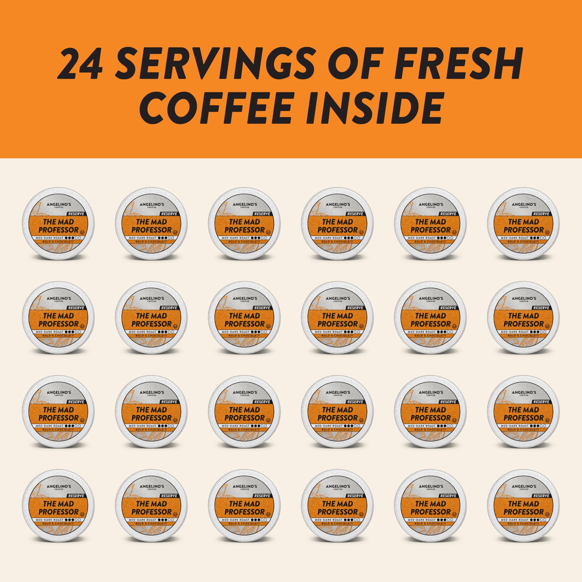 Nitrogen-flushed pods lock in freshness from roast to cup.