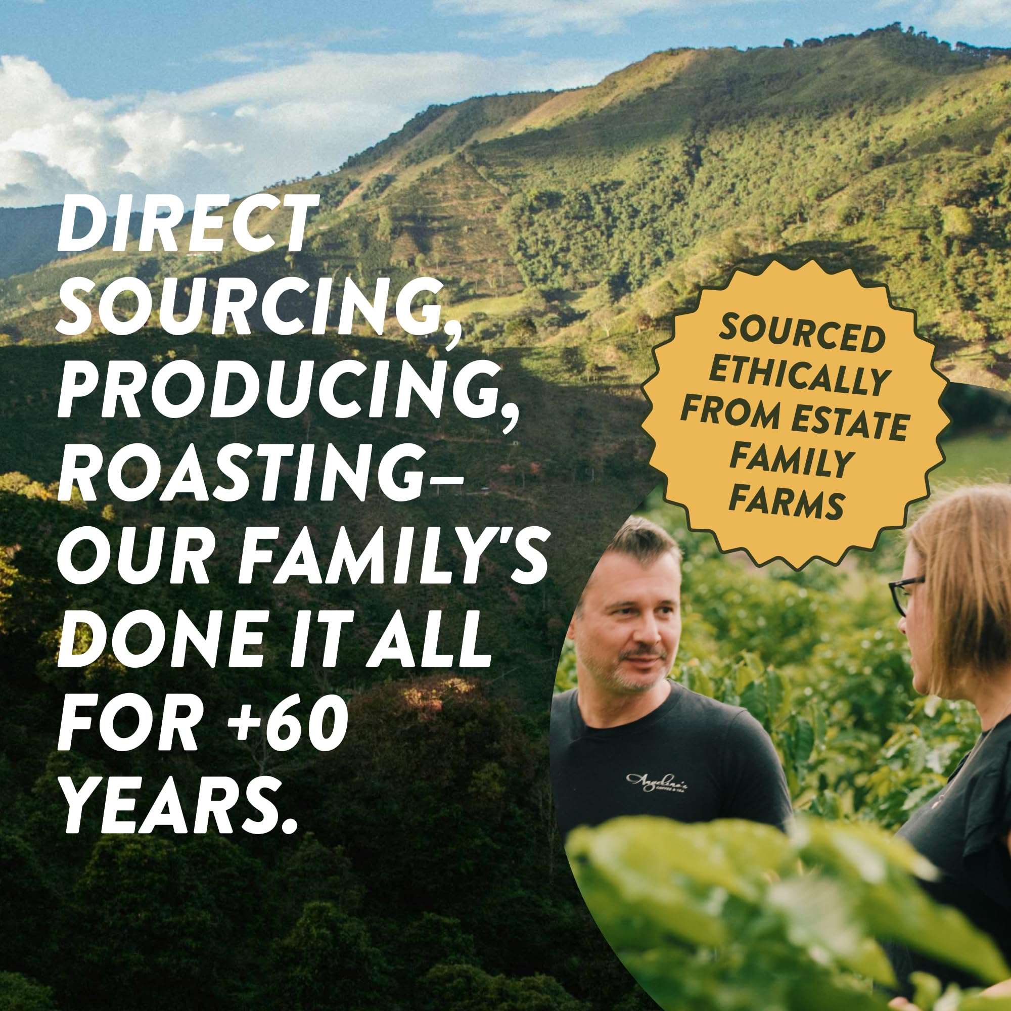 Angelino's Coffee Sumatra Dark pod emits a rich aroma