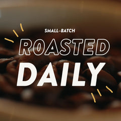 Angelino's Sumatra Dark pod in cup showing rich aroma and brew
