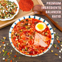 Anggou 12 ingredient dried veggie blend showcases crispy texture and vibrant color.