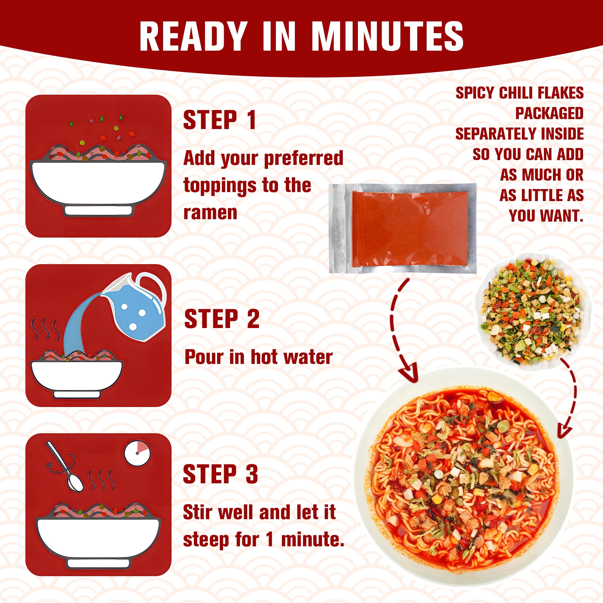 Anggou ramen toppings ready to use boosts meals in minutes.
