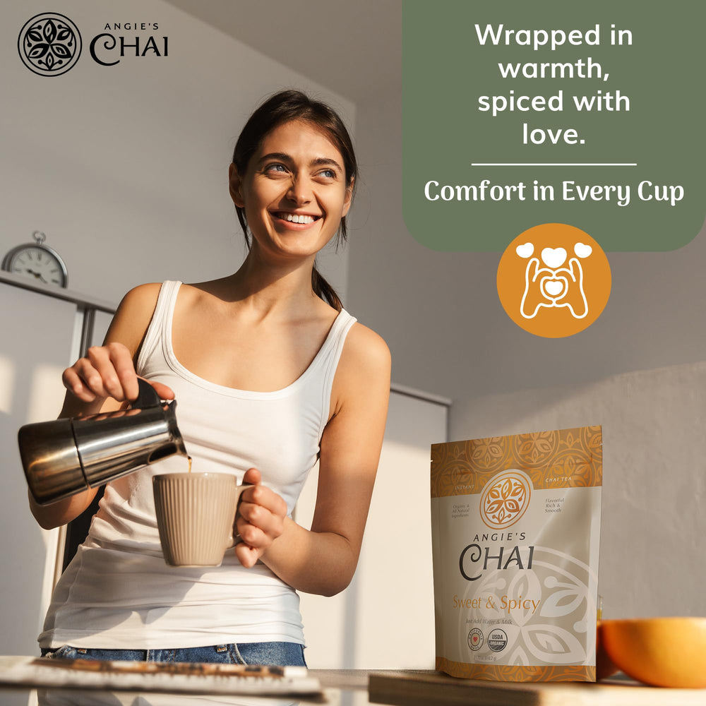 Angie's Chai sustainable organic farming supports eco-conscious tea lovers