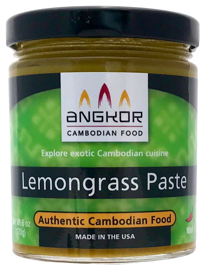 Angkor lemongrass paste bottle for easy Cambodian meals and authentic flavor.