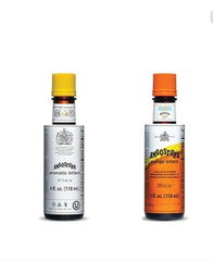 Angostura Aromatic Bitters bottle highlighting herbal flavor base for cocktails