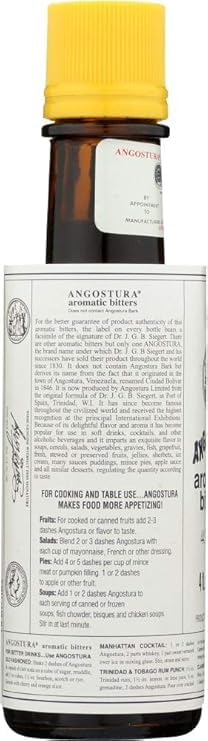 Angostura Aromatic Bitters drops elevate cocktails with depth and balance