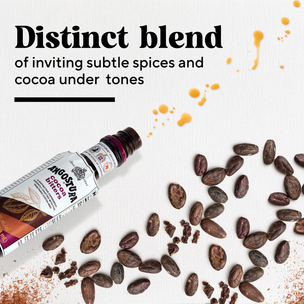 ANGOSTURA Cocoa Bitters cocktail-glass with chocolate-forward base