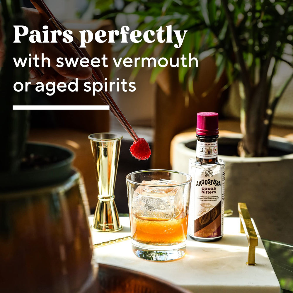 ANGOSTURA Cocoa Bitters cocoa-note emphasizing dessert pairings