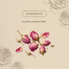 Anima Mundi Love + Serenity rose petal powder adds color to drinks and pastries.