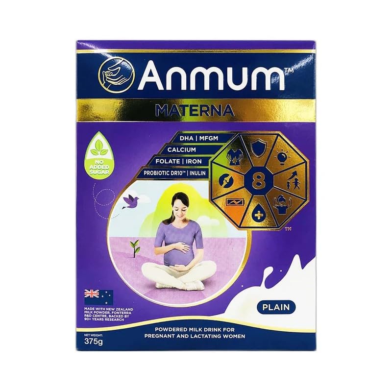 Anmum Materna powder canister ready for daily use to support prenatal nutrition