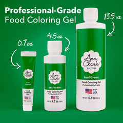 Ann Clark Leaf Green gel color with precise drop control.