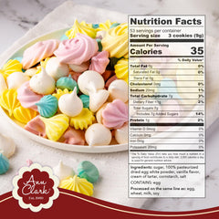 Ann Clark Meringue Powder with measuring scoop for precise portions.